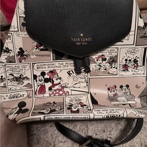 Kate Spade Disney Minnie & Mickey comic leather backpack